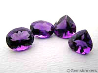 Amethyst ovals and drops