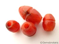 Carnelian beads